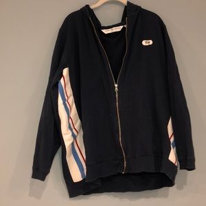 Vintage Tommy Hilfiger navy blue zip up 3x